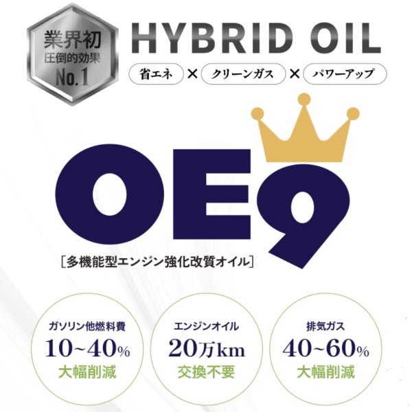 画像3: 多機能型オイル強化改質剤　OE9　500ml (3)